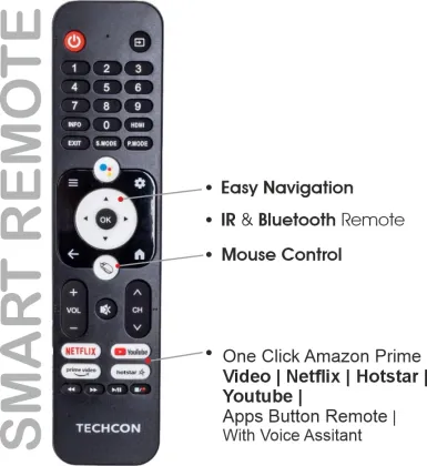 Techcon T502G40 50 inch Ultra HD 4K Smart LED TV