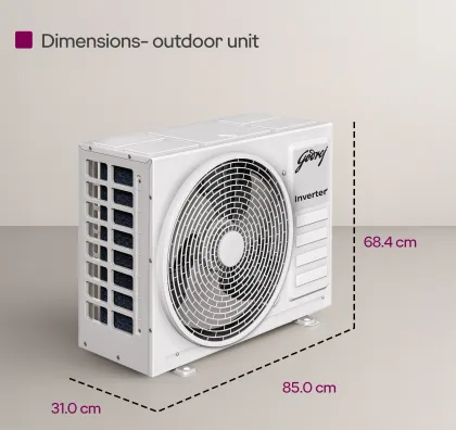 Godrej CIC 36FTC3 4YA 3 Ton 3 Star Inverter Cassette AC