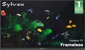SYLVOX Frameless Series 43 inch Ultra HD 4K Smart Outdoor TV
