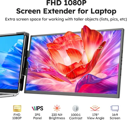 Dopesplay ‎DR1551 15.6 Inch Full HD Portable Monitor