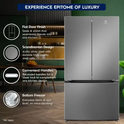 Electrolux EHE5600D-S 565 L French Door Refrigerator