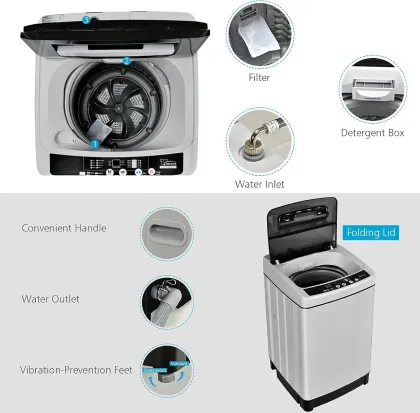 Giantex GT24896GR 1.5 cu ft Fully Automatic Top Load Washing Machine