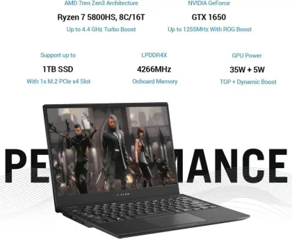 Asus ROG Flow X13 GV301QH-K6054TS Gaming Laptop (AMD Ryzen 7/ 16GB/ 512GB SSD/ Win10 Home/ 4GB Graph)