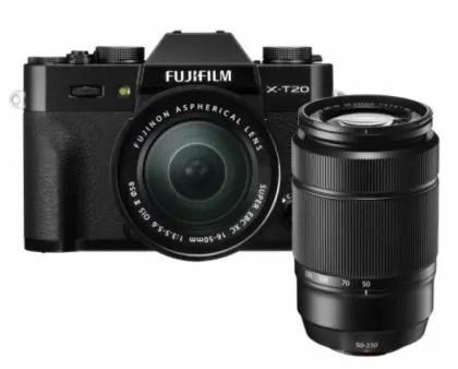 Fujifilm X-T20 24.3 MP Mirrorless Camera (XC 16-50 mm OIS B CD + XC 50-230mm OIS II)