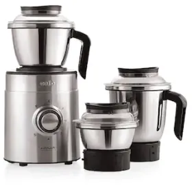 Cello Grind-N-Mix Beta 1000 W Steel Mixer Grinder (3 Jars)