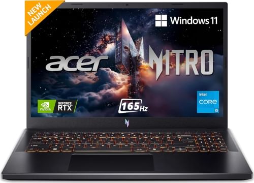 Acer Nitro V 15 ANV15-52 Gaming Laptop (13th Gen Core i5/ 16GB/ 512GB SSD/ Win11/ 8GB RTX5050)