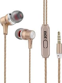 Zice E141 Gold Wired Earphones
