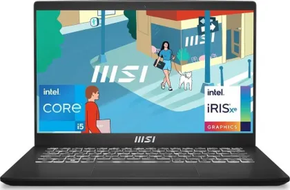 MSI Modern 14 C13M-1465IN Laptop (13th Gen Core i3/ 8GB/ 512GB SSD/ Win11 Home)
