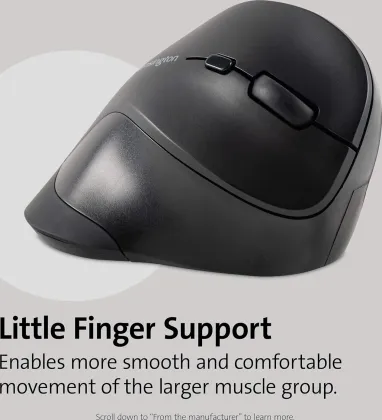 Kensington K75575WW Ergonomic Vertical Wireless Mouse - image 3