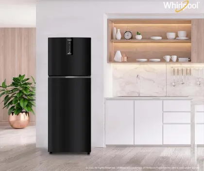 Whirlpool IF INV 355 Omega Black Conv-Y 308 L 3 Star Double Door Refrigerator