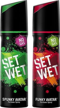 Set Wet Perfume, 120ml (Spunky and Funky Avatar, Pack of 2)