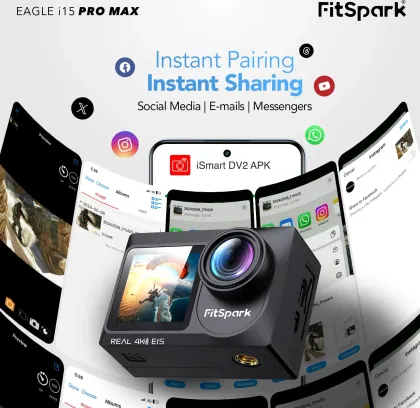 FitSpark Eagle i15 Pro Max Action Camera