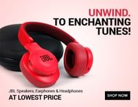 Upto 65% OFF on JBL Branded Music Gear | Earphones, Headphones, Speakers & More