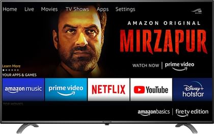AmazonBasics Fire TV Edition AB43U20PS 43-inch Ultra HD 4K Smart LED TV