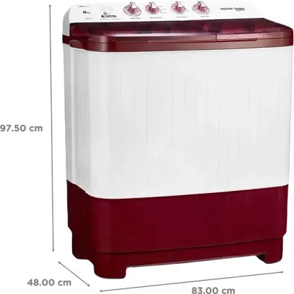 Voltas Beko WTT80DBRT 8 Kg Semi Automatic Washing Machine