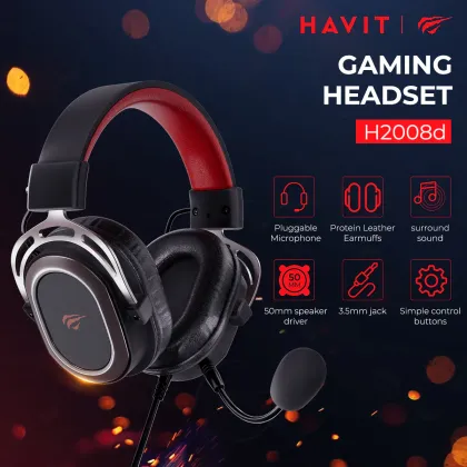 Havit H2008d Wired Headphones