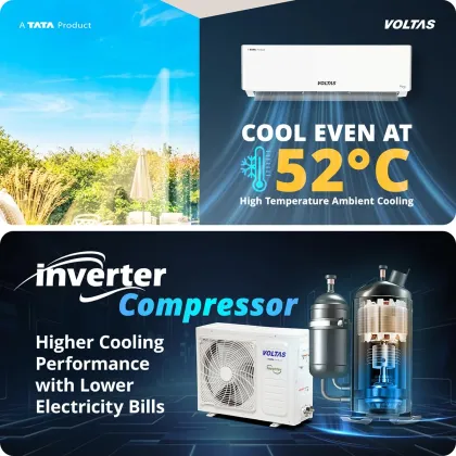 Voltas 245INV Vectra Plush 2 Ton 5 Star 2026 Inverter Split AC