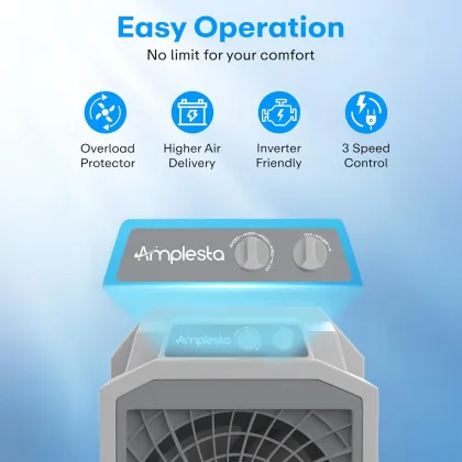 Amplesta Hummer 110 L Desert Air Cooler