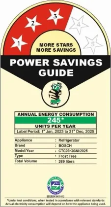 Bosch CTC29K03NI 269 L 3 Star Double Door Refrigerator