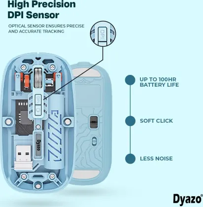 Dyazo Transparent Wireless Mouse - image 5