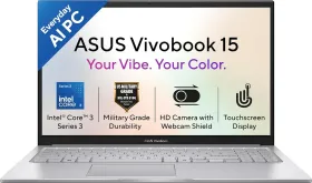 Asus Vivobook 15 2026 X1504MA-E8129WS AI Laptop (Intel Core 3 304/ 8GB/ 512GB SSD/ Win11) - image 1
