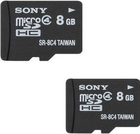 Sony MicroSDHC 8GB Class 4 (Pack of 2)