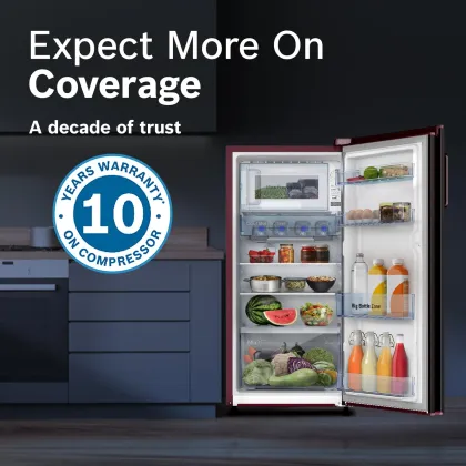 Bosch CST20W33NI 207 L 3 Star Single Door Refrigerator