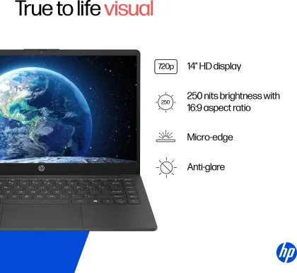HP 14s-dq3141TU Laptop (Intel Celeron N4500/ 8GB/ 512GB SSD/ Win11 Home)