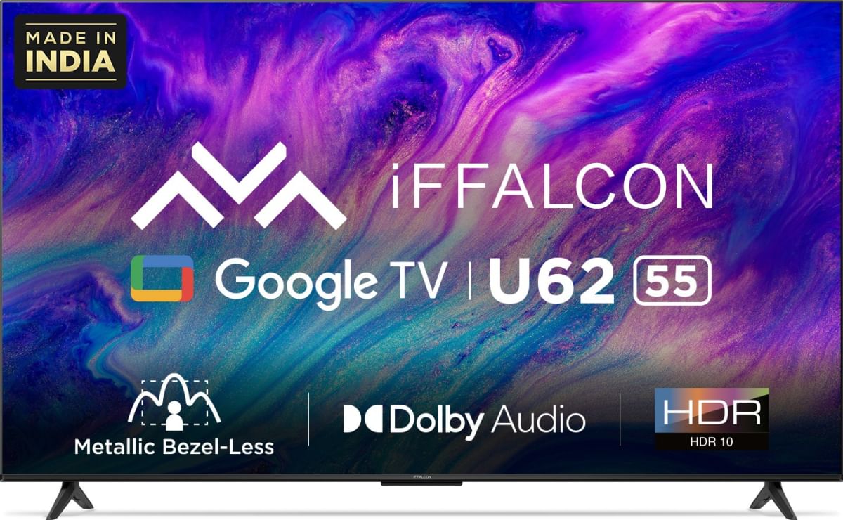 iFFALCON U62 55 inch Ultra HD 4K Smart LED TV (iFF55U62) Price in India