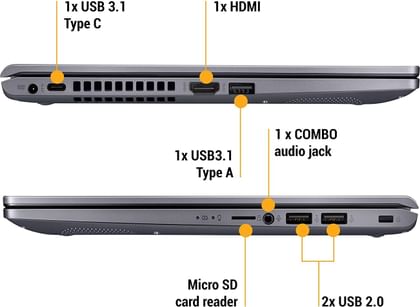 Asus VivoBook 14 X409UA-EK362TS Laptop (7th Gen Core i3/ 4GB/ 256GB SSD/ Win10)