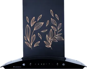 Wonderchef Ruby Curve Flora 60cm Auto Clean Wall Mounted Chimney