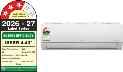 LG AS-Q18DNXE 1.5 Ton 3 Star 2026 Inverter Split AC