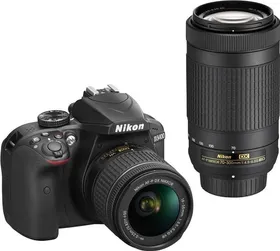 Nikon D3400 DSLR Camera (18-55mm & 70-300mm)
