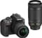 Nikon D3400 DSLR Camera (18-55mm & 70-300mm)