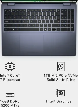Dell Inspiron 16 5640 Laptop (Intel Core 7 150U/ 16GB/ 1TB SSD/ Win 11)