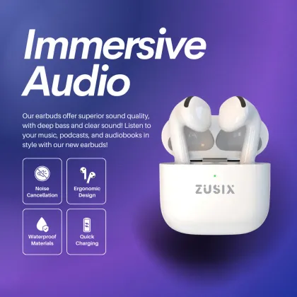 Zusix AirBeats True Wireless Earbuds