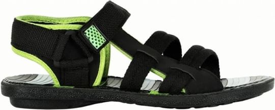 Flat 80% OFF: Pu-Shot Stylish Green Floater Sandals + Extra 15% Cashback