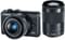 Canon M100 Mirrorless Camera (EF-M15-45mm + EF-M55-200mm)
