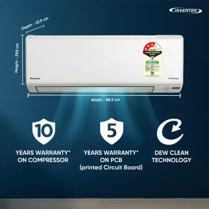 Daikin FTKC48XV16VLA 1.4 Ton 3 Star 2026 Inverter Split AC