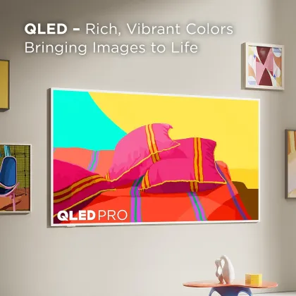 TCL NXTFRAME 85 inch Ultra HD 4K Smart QLED TV (85A300W)