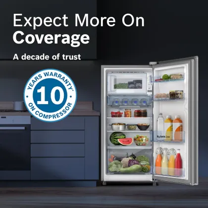 Bosch CST18S23NI 187 L 3 Star Single Door Refrigerator