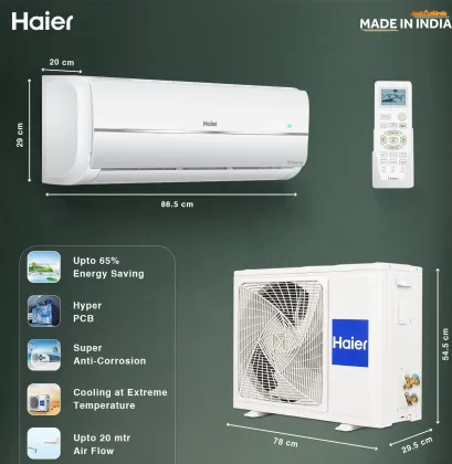Haier HSU15V-TMS3BE-INV 1.2 Ton 3 Star 2023 Inverter Split AC