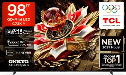 TCL C72K 98 inch Ultra HD 4K Smart Mini LED TV (98C72K)