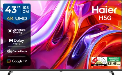 Haier H5G 43 inch Ultra HD 4K Smart LED TV (43H5G)