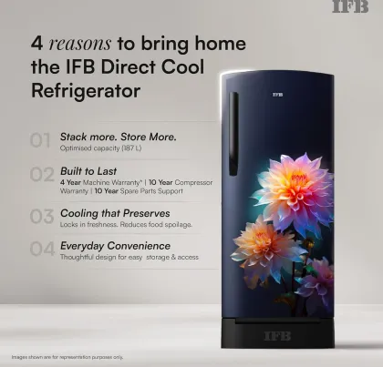 IFB IFBDC-213EYBNED 187 L 5 Star Single Door Refrigerator