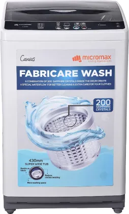 Micromax MWMFA721TTSS2GY 7.2 kg Fully Automatic Top Load Washing Machine
