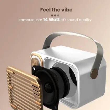 Toreto Retro Mini 14W Bluetooth Speaker
