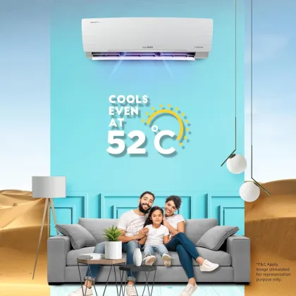 Lloyd GLS18I3FWAGC 1.5 Ton 3 Star 2025 Inverter Split AC