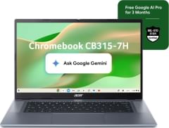 Acer Chromebook 15 CB315-7H Laptop (Intel Core 3 N50/ 4GB/ 64GB eMMC/ Chrome OS)
