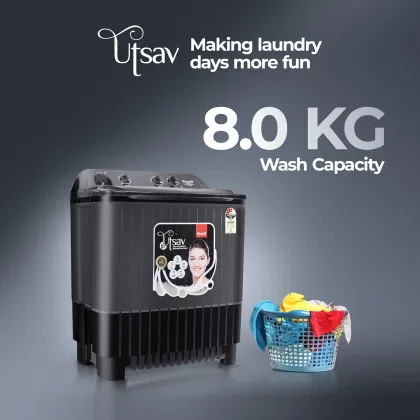 SummerCool Utsav 8 kg Semi Automatic Washing Machine